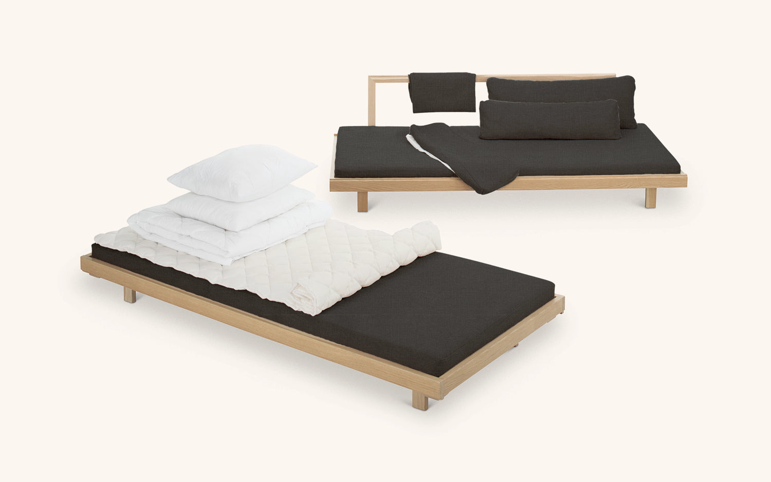 Day&Night -vuodesohva, tammi-tumman harmaa, vesipestävä