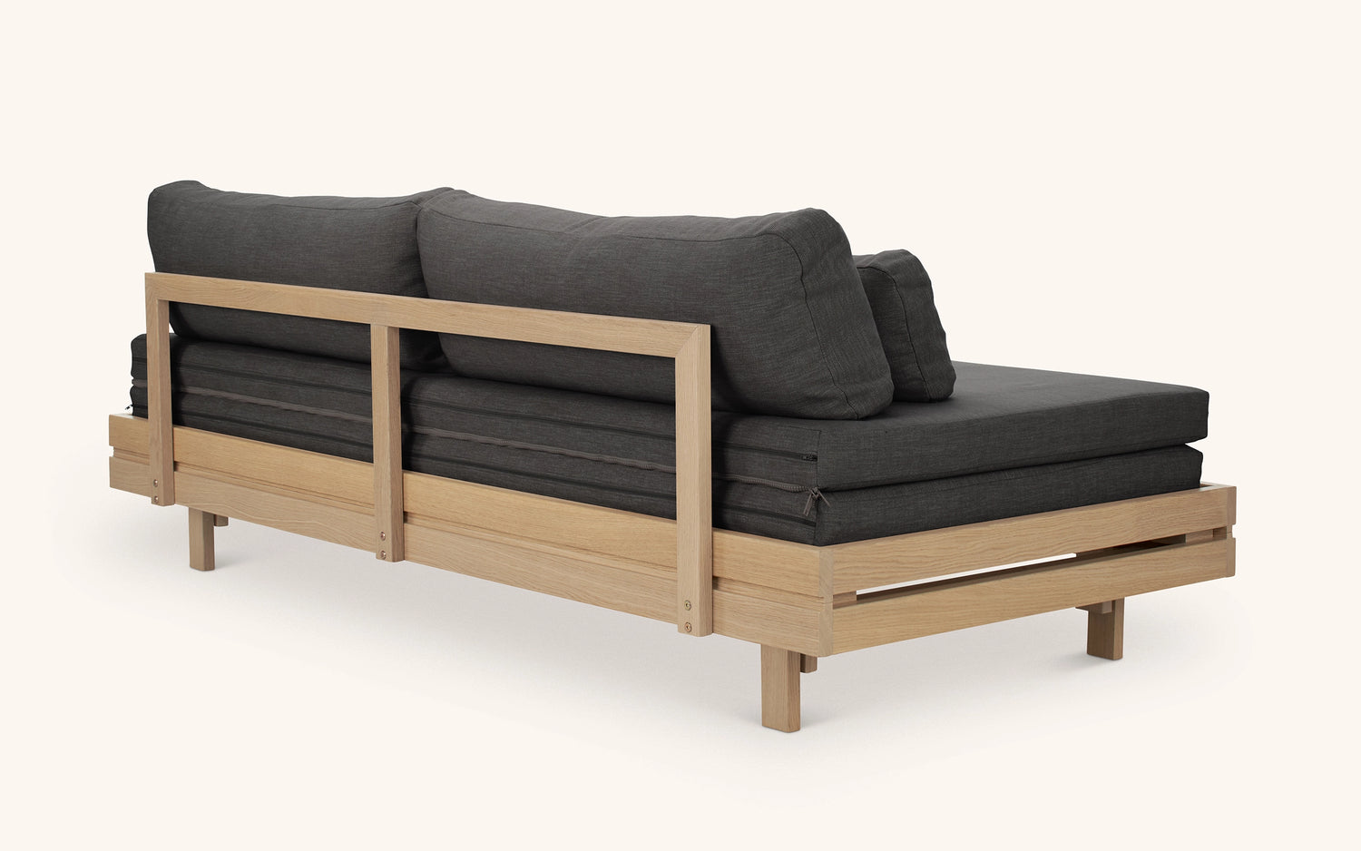Day&Night sofa bed, oak-grey