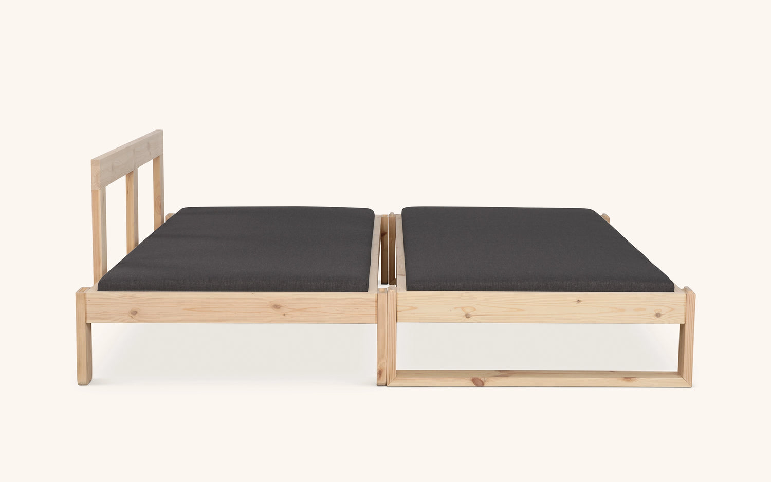 Kaiku sofa bed, pine-grey