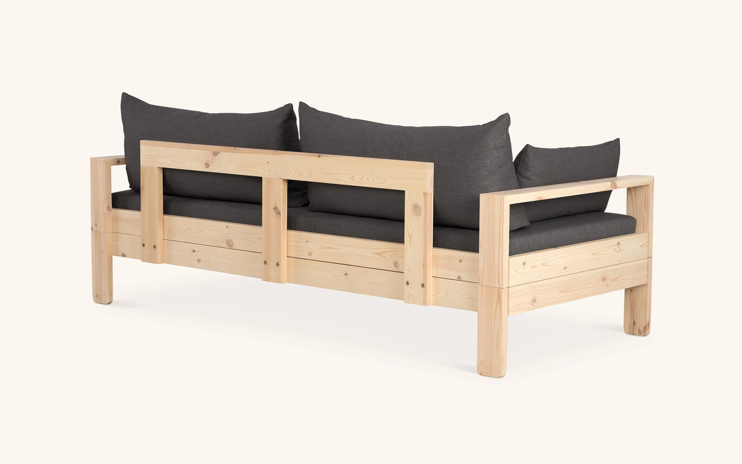 Kaiku sofa bed, pine-grey
