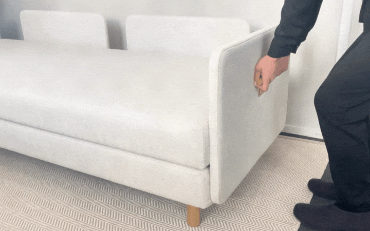 ON2 Fabric -vuodesohva, beige, vesipestävä