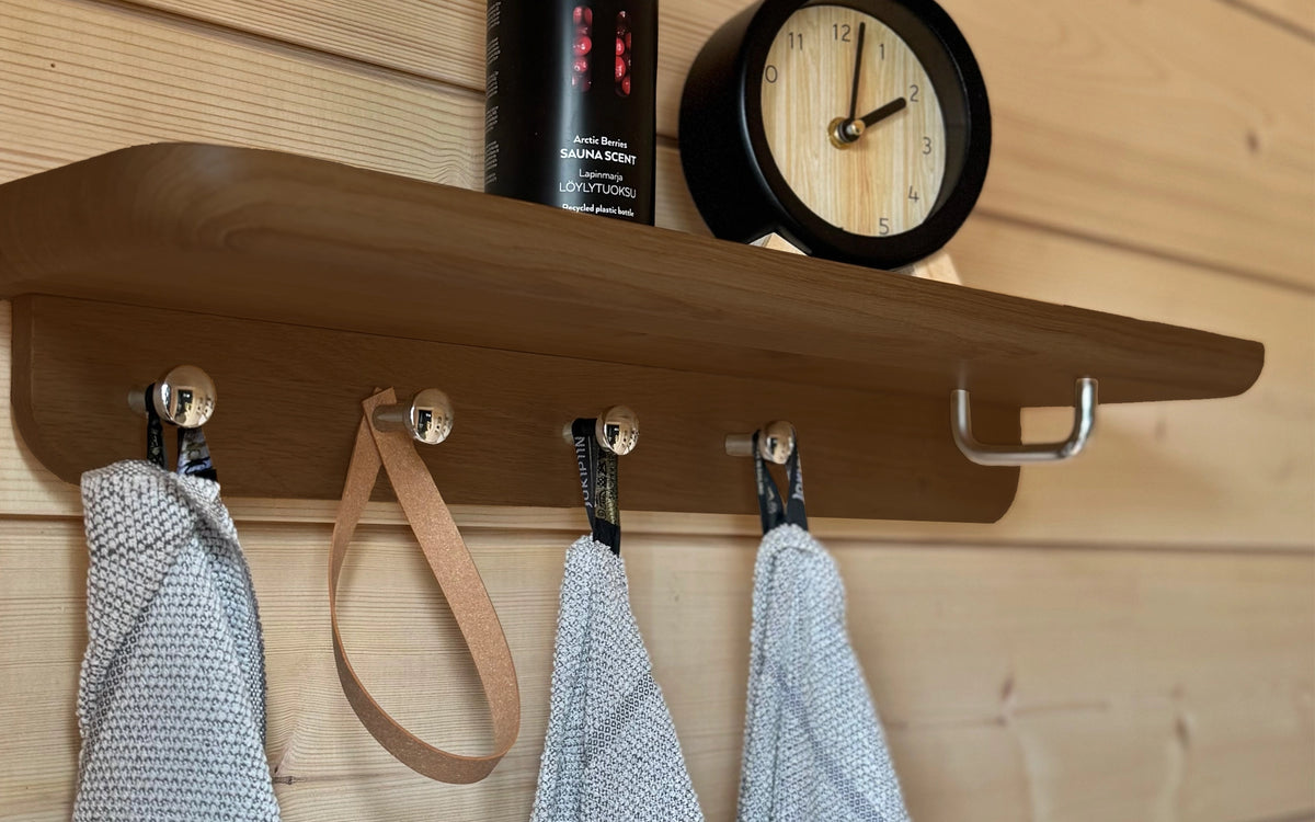 Renki coat rack, brown oak