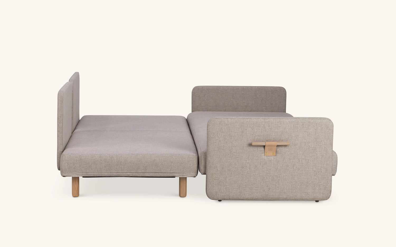 ON2 Fabric -vuodesohva, beige, vesipestävä