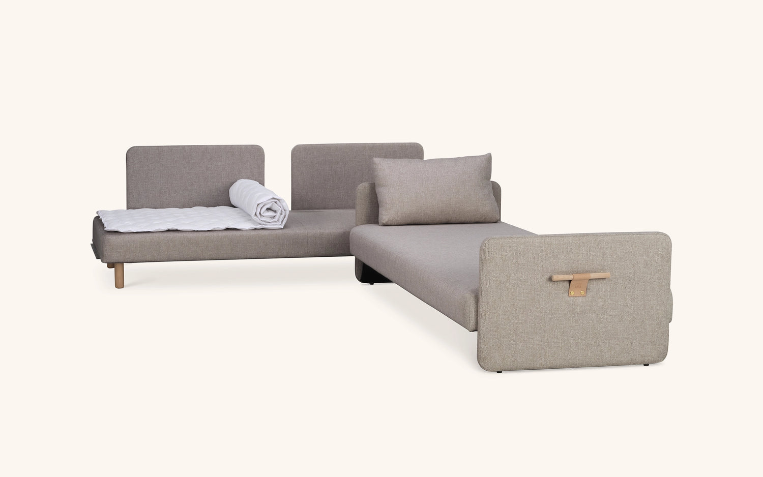 ON2 Fabric -vuodesohva, beige, vesipestävä