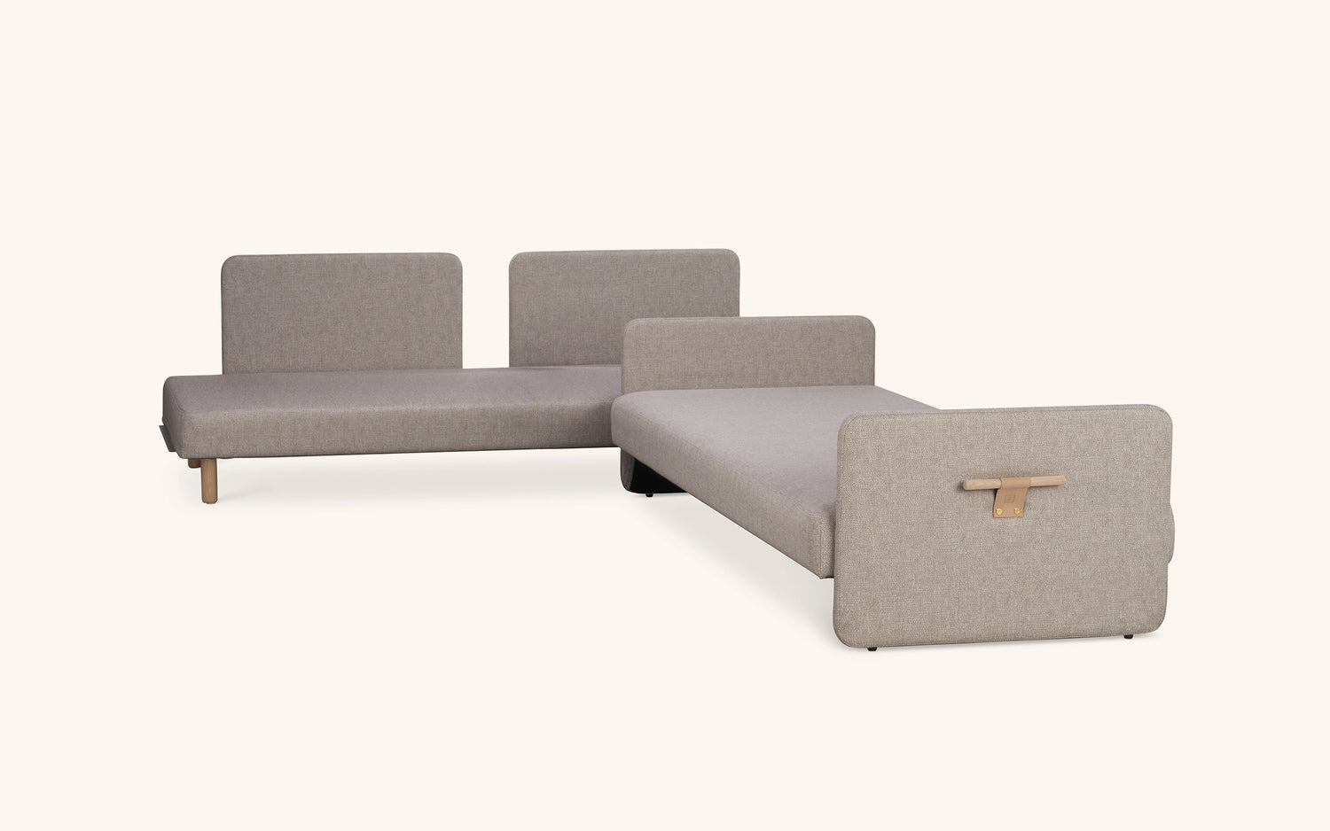 ON2 Fabric -vuodesohva, beige, vesipestävä