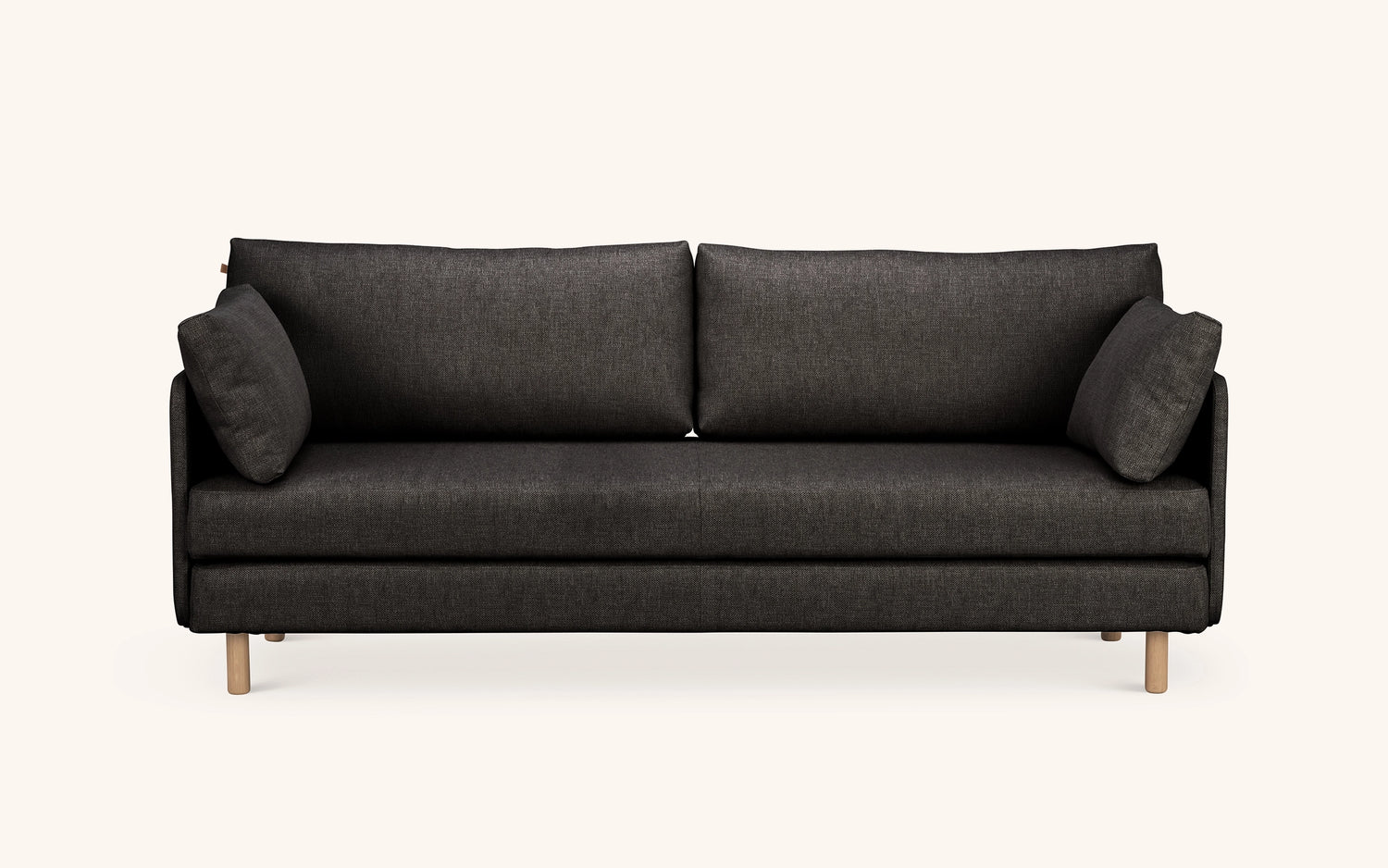 On2 Fabric sofa bed, Diamonds 007 dark grey