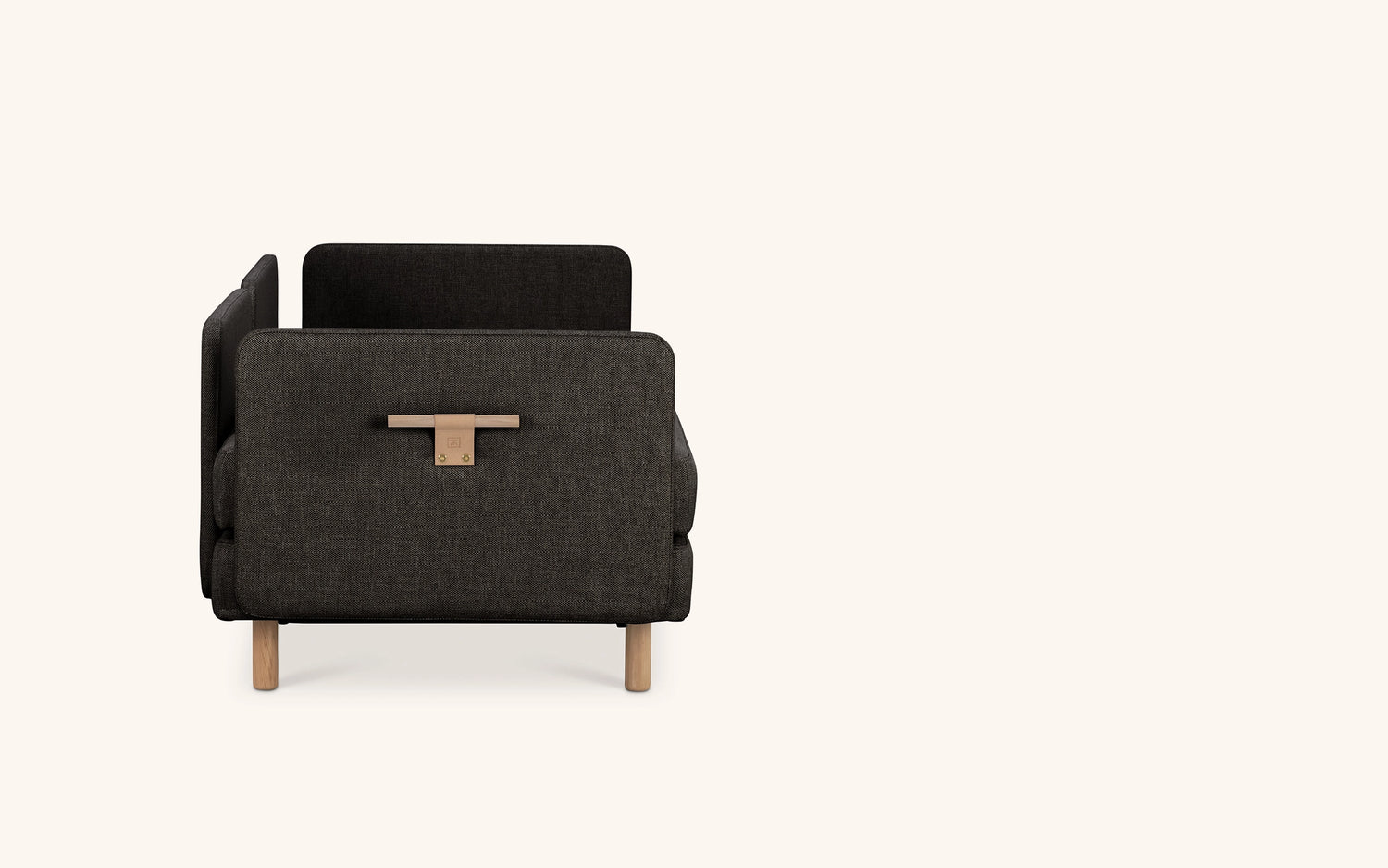 ON2 Fabric -vuodesohva, tumman harmaa, vesipestävä