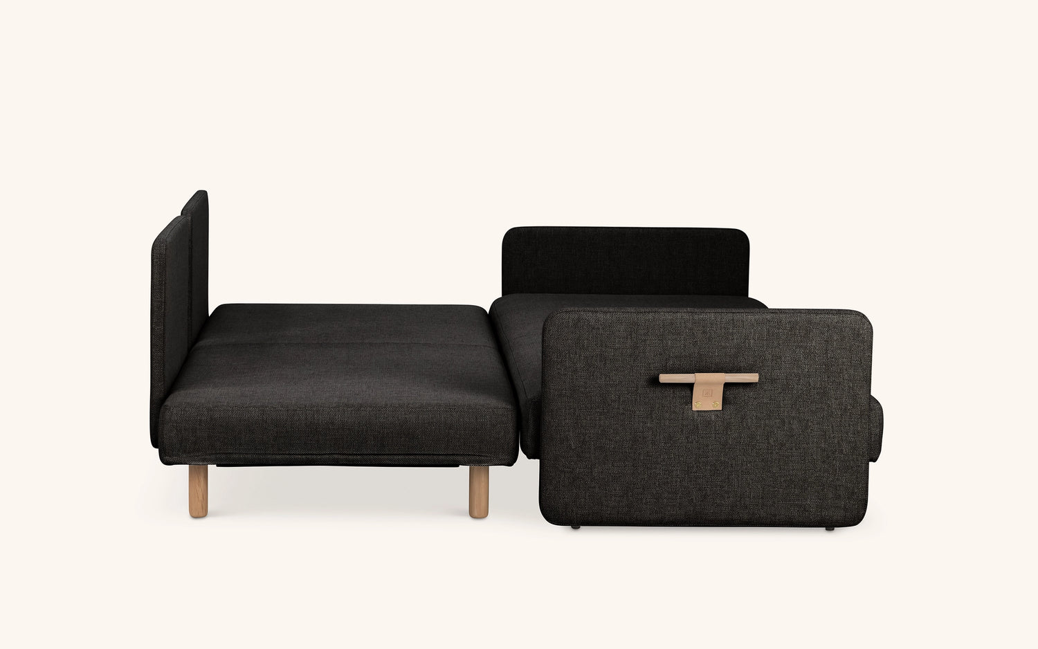 ON2 Fabric -vuodesohva, tumman harmaa, vesipestävä