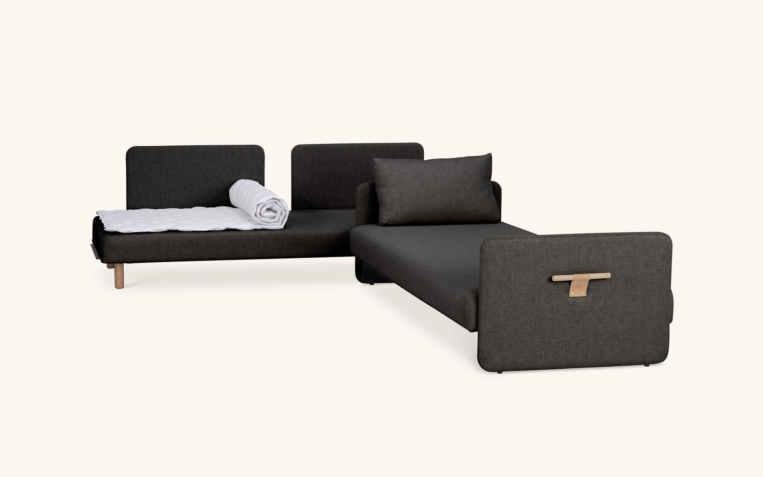 ON2 Fabric -vuodesohva, tumman harmaa, vesipestävä