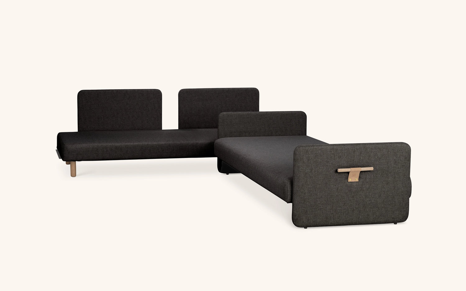 ON2 Fabric -vuodesohva, tumman harmaa, vesipestävä