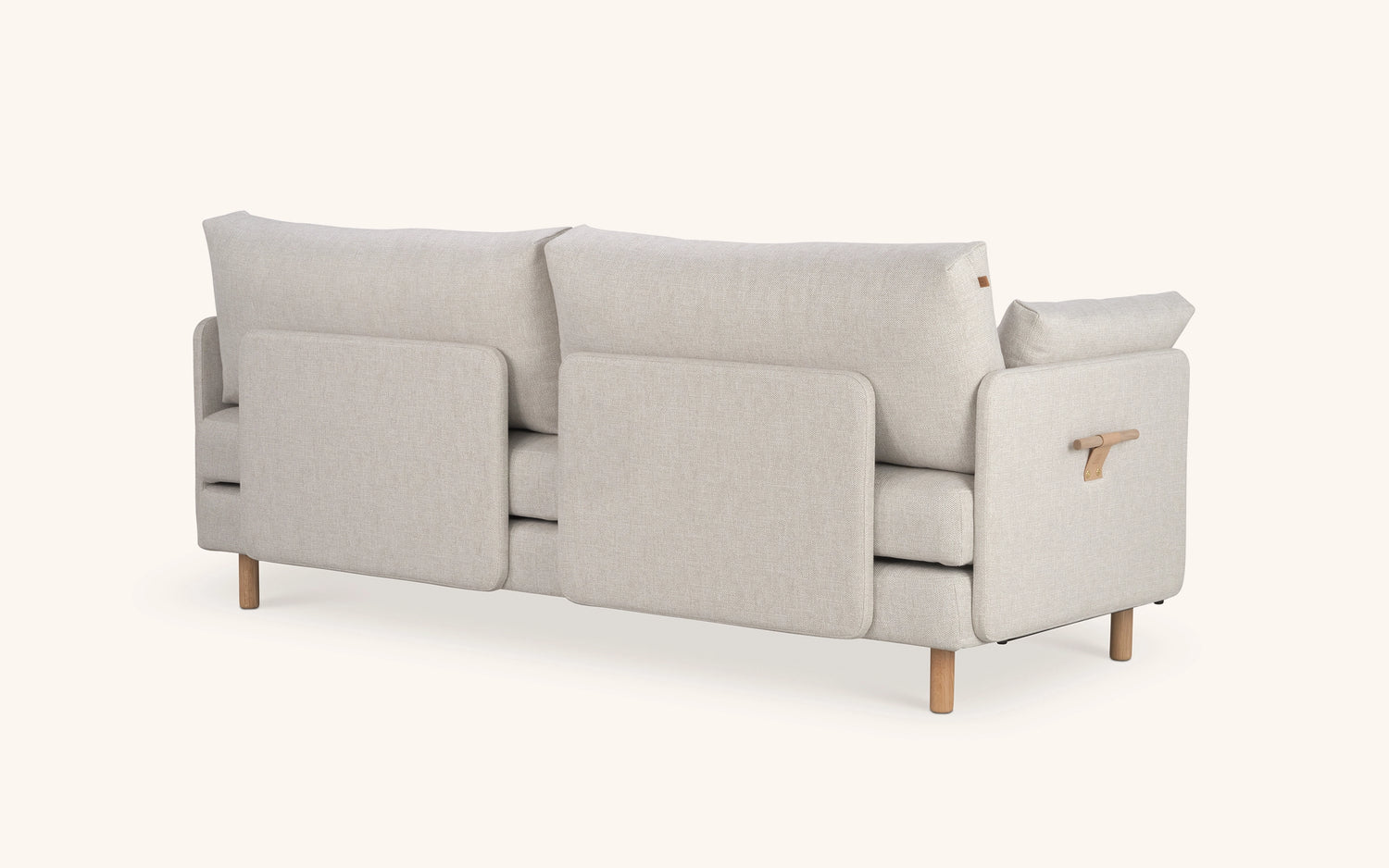 ON2 Fabric -vuodesohva, luonnonvaalea, vesipestävä