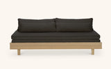 Day&Night sofa bed, oak-dark grey