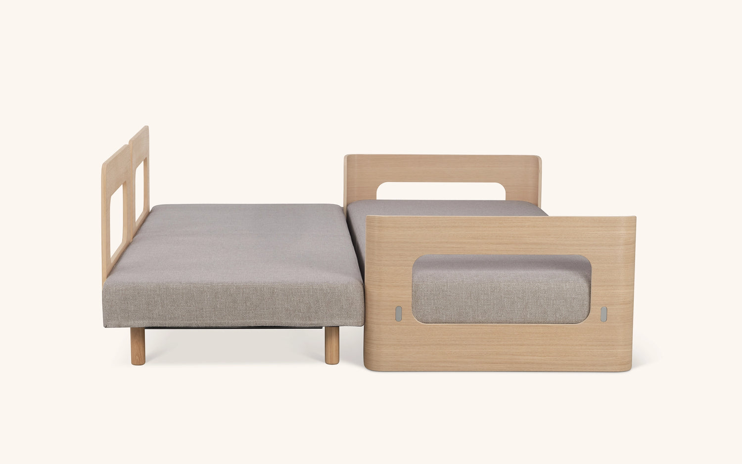 On2 Wood sofa bed, Marimekko Piirto Unikko