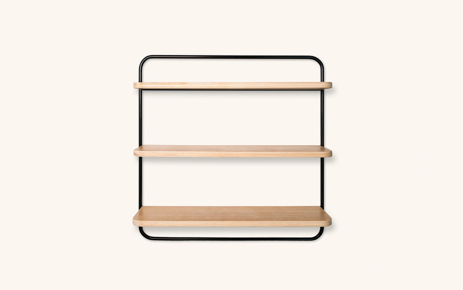Sopiva wall shelf, oak-black