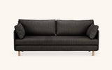 On2 Fabric sofa bed, dark grey